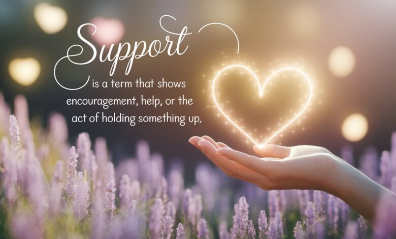 another word for support